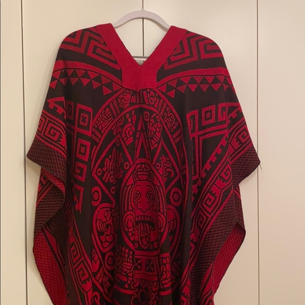 Authentic Mayan Poncho | One Size - Picture 4 of 4